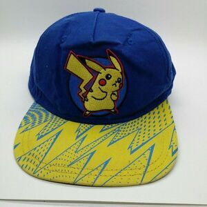 Pokemon Pikachu Youth Baseball Cap Boys Snapback